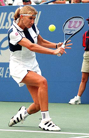 Le revers slicé de Steffi